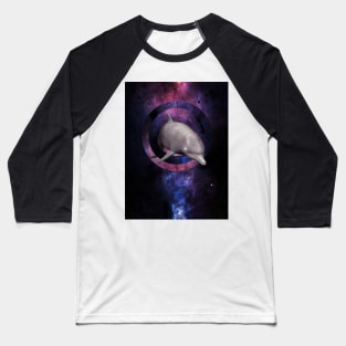 Cosmic Dolphin - Galactic Odontoceti Baseball T-Shirt